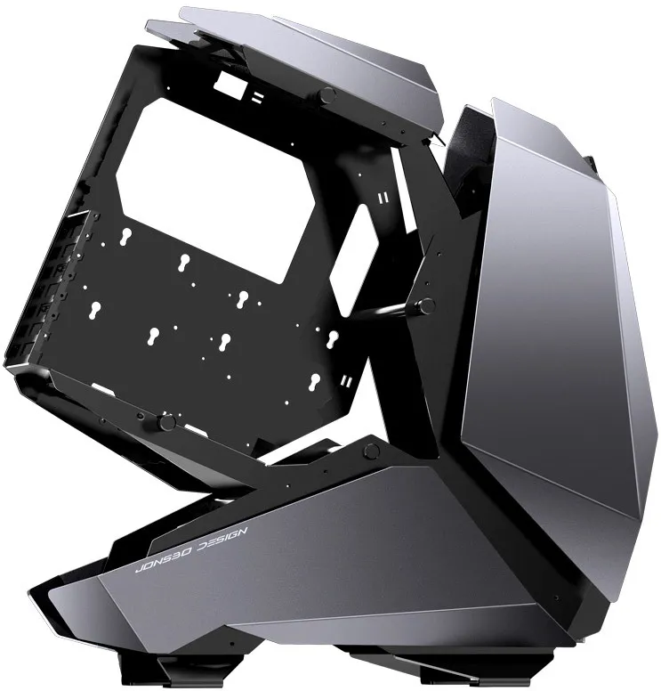 Boitier Grand Tour E-ATX Jonsbo Mod5 RGB avec panneaux vitrés (Gris)