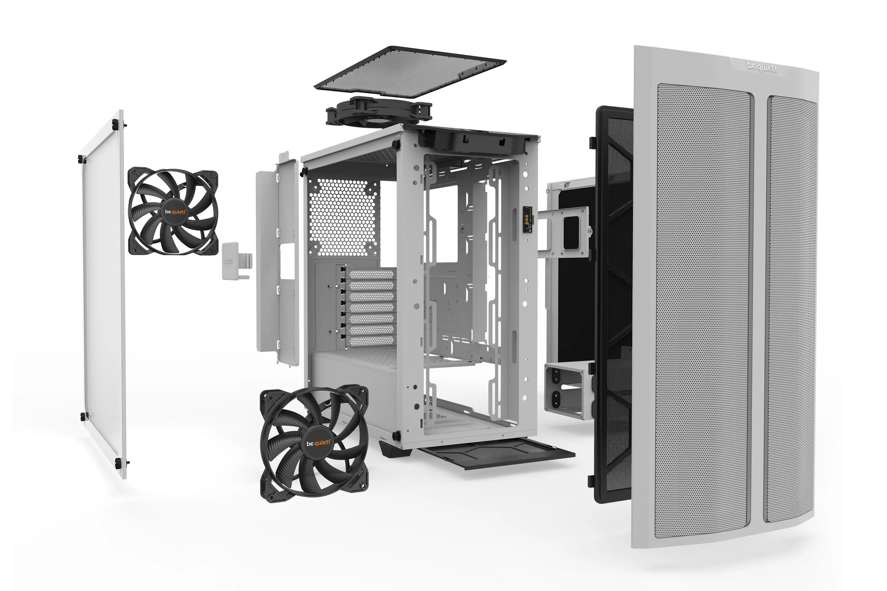 Boitier Moyen Tour ATX be quiet! Pure Base 500 DX RGB avec panneau vitré (Blanc)