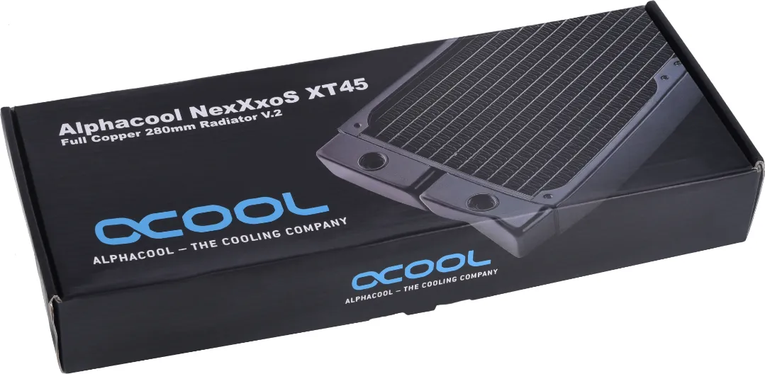 Radiateur pour Watercooling Alphacool NexXxoS XT45 V2 - 280mm (Noir)
