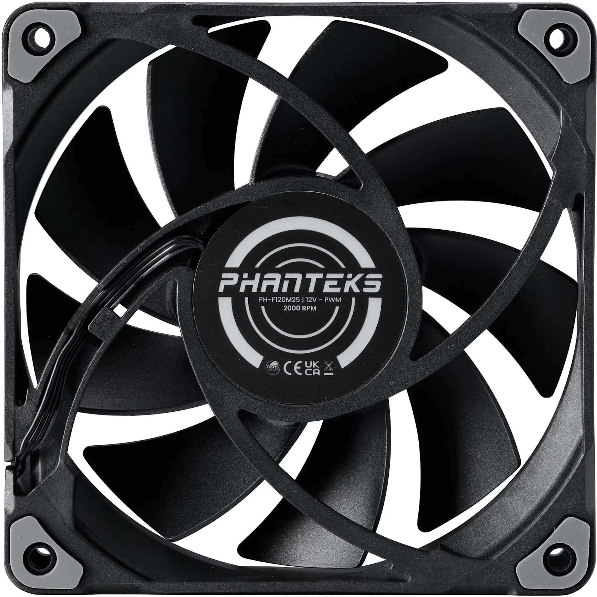 Ventilateur de boitier Phanteks M25 - 12cm (Noir)