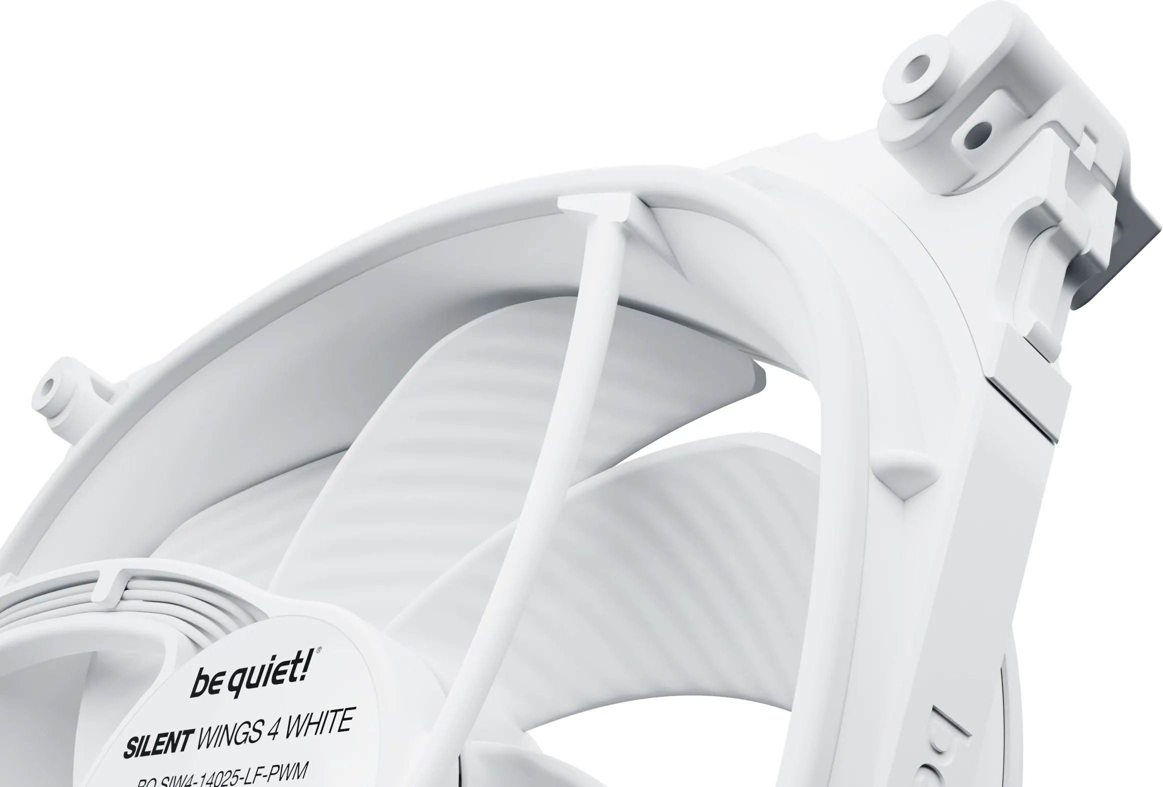 Ventilateur de boitier be quiet! Silent Wings 4 Haute-vitesse - 14cm (Blanc)