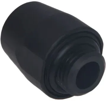 Lot de 6 Raccords à compression pour Tube Ø7,6/12,7mm - G1/4" Alphacool HF TPV Nylon (Noir)