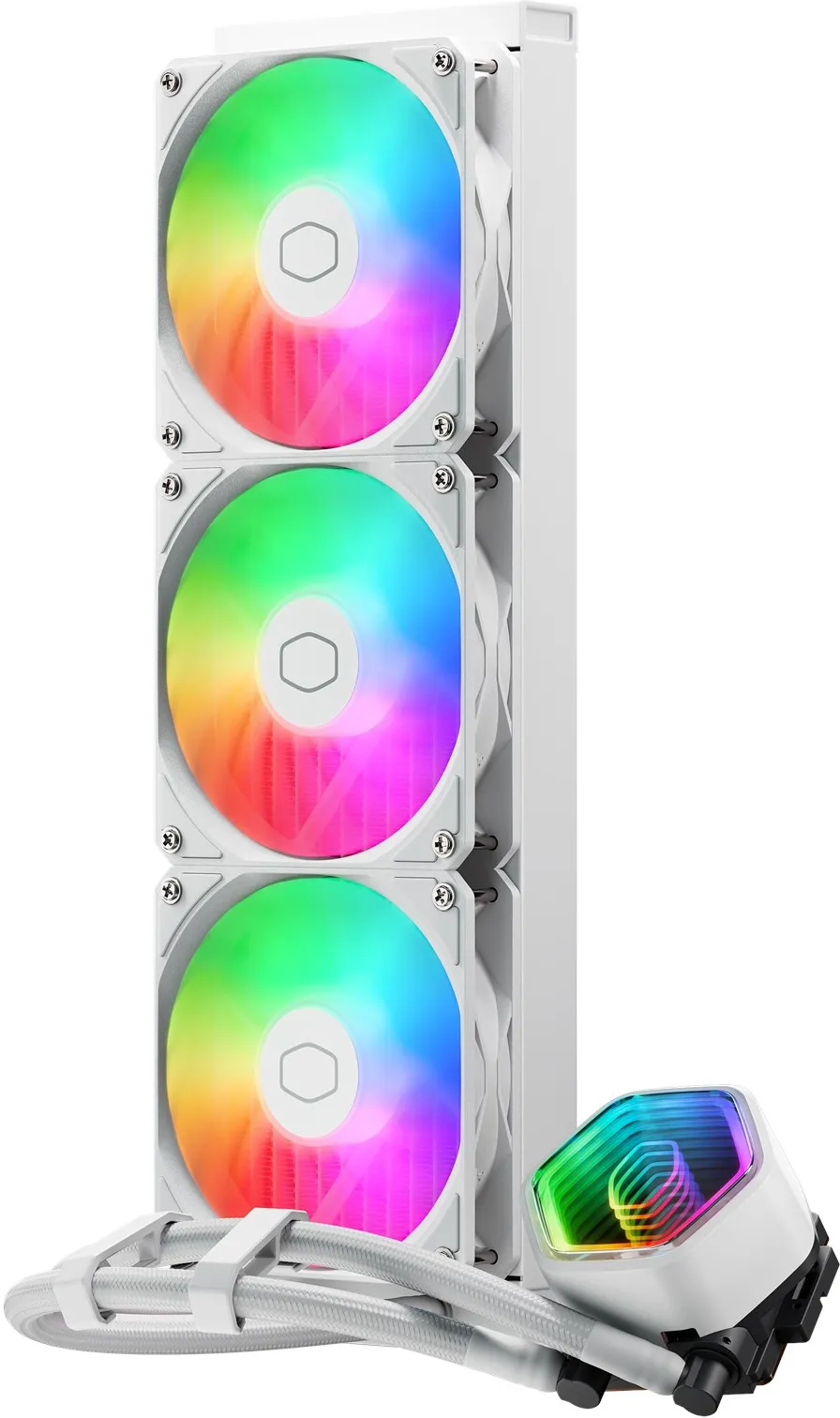 Kit Watercooling AIO Cooler Master MasterLiquid Core II RGB - 360mm (Blanc)