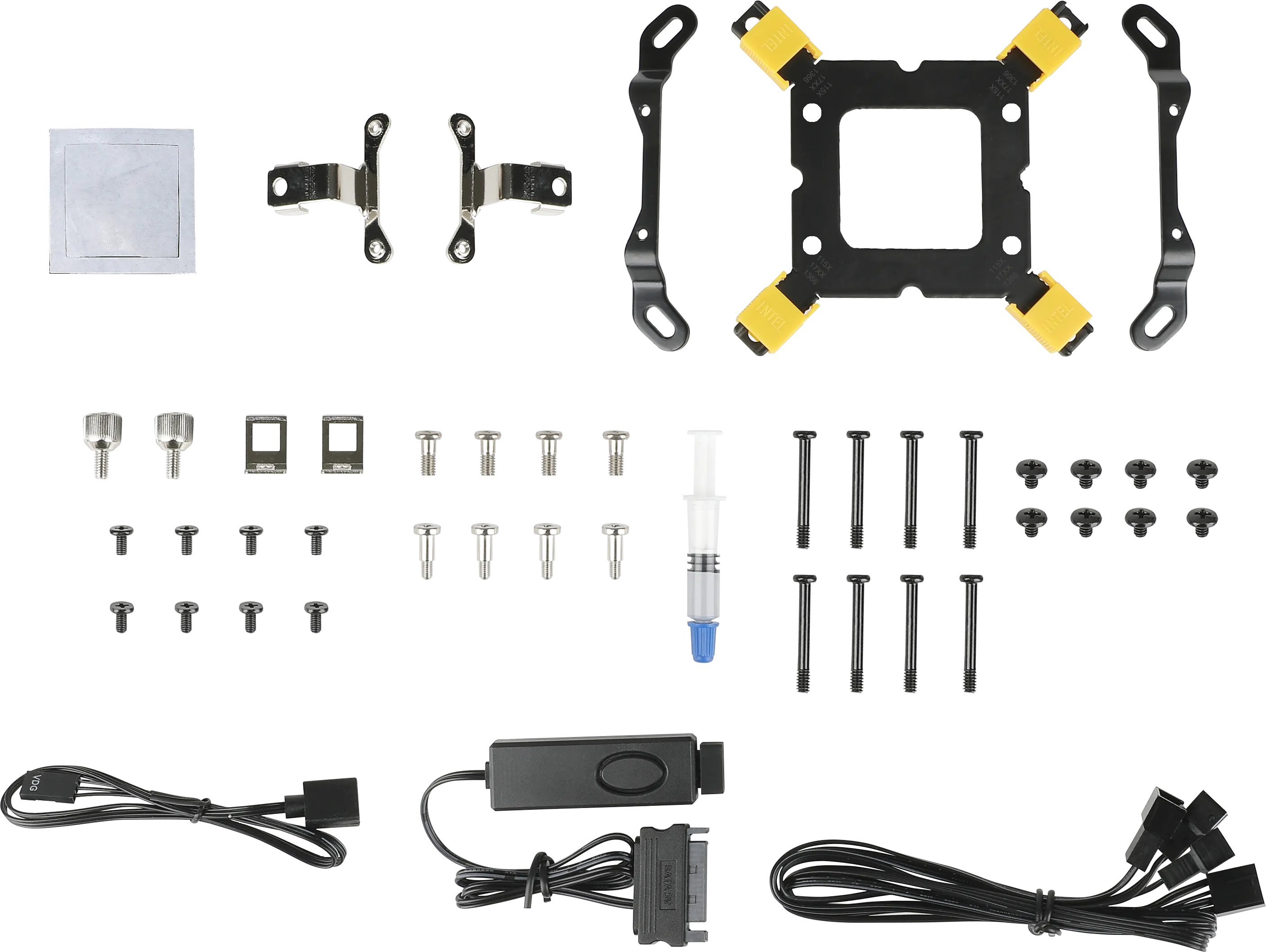 Kit Watercooling AIO Azza Galeforce RGB - 240mm (Noir)