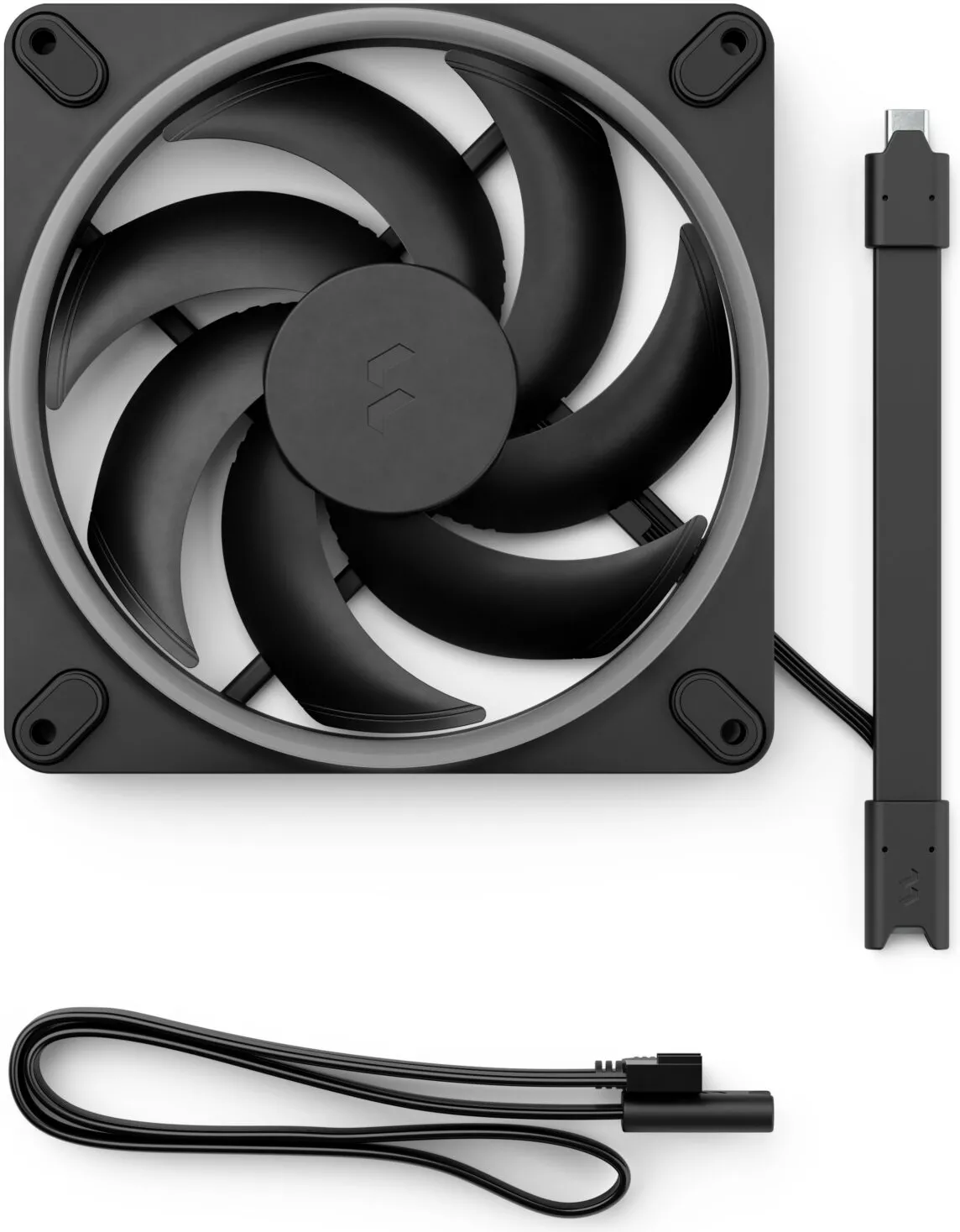 Ventilateur de boitier Fractal Design Momentum RGB - 14cm (Noir)