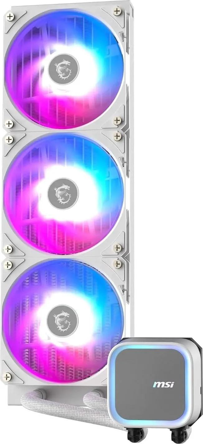 Kit Watercooling MSI Mag CoreLiquid A13 RGB - 360mm (Blanc)