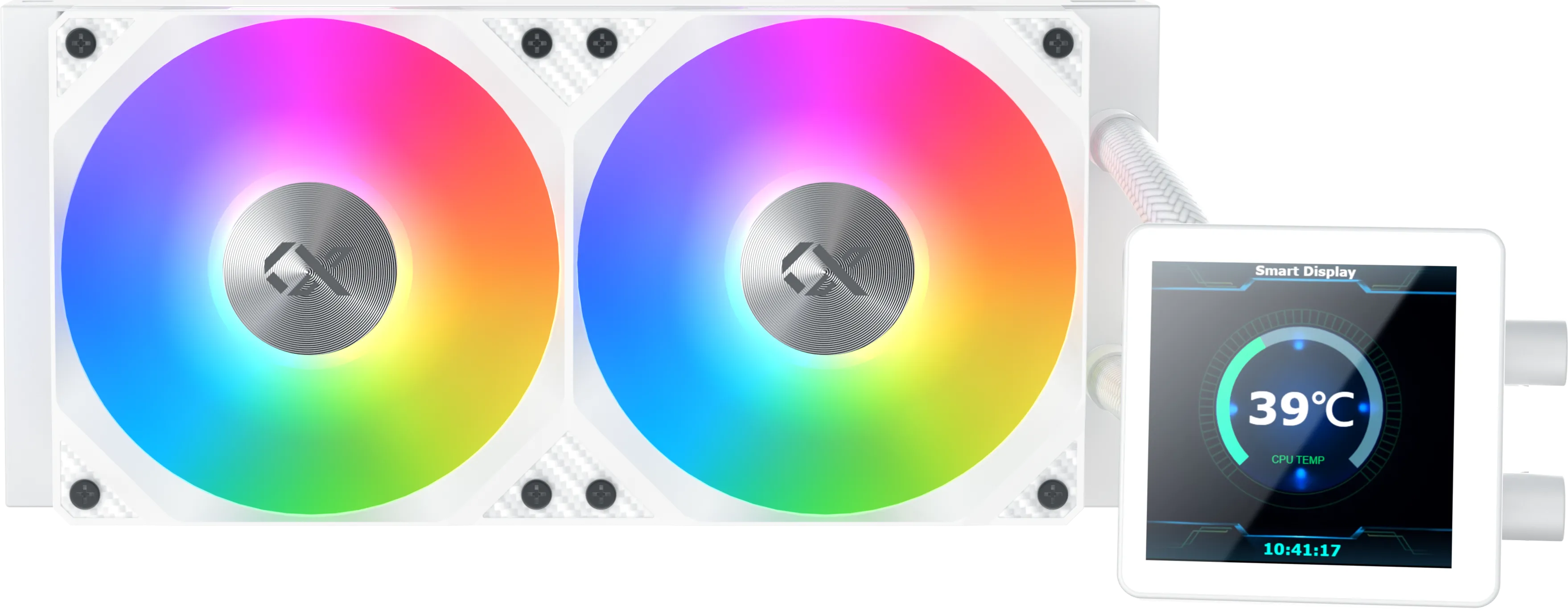 Kit Watercooling AIO Xigmatek Connect RGB - 240mm (Blanc)