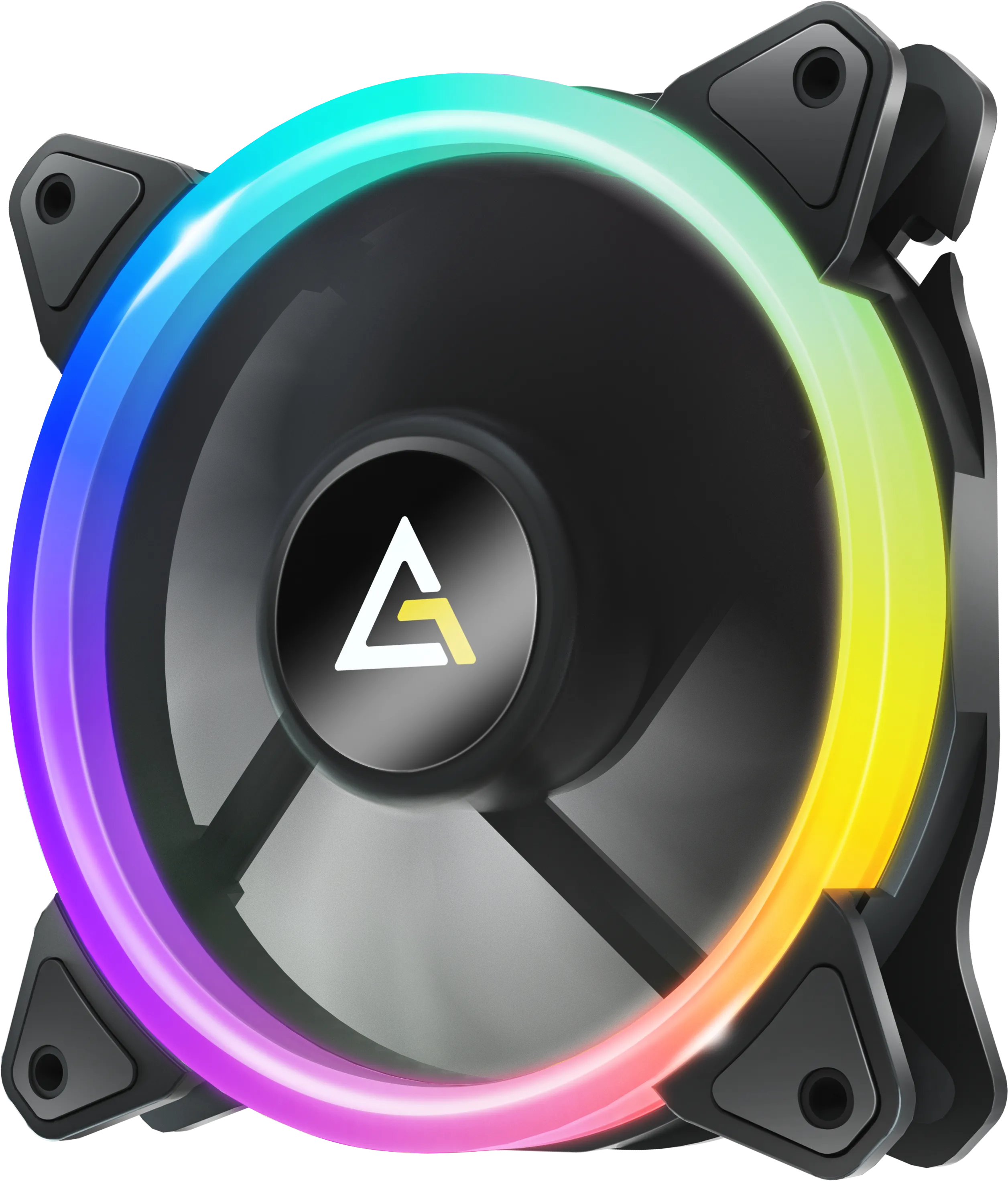 Lot de 3 Ventilateurs de boitier Antec Neon RGB - 12cm (Noir)