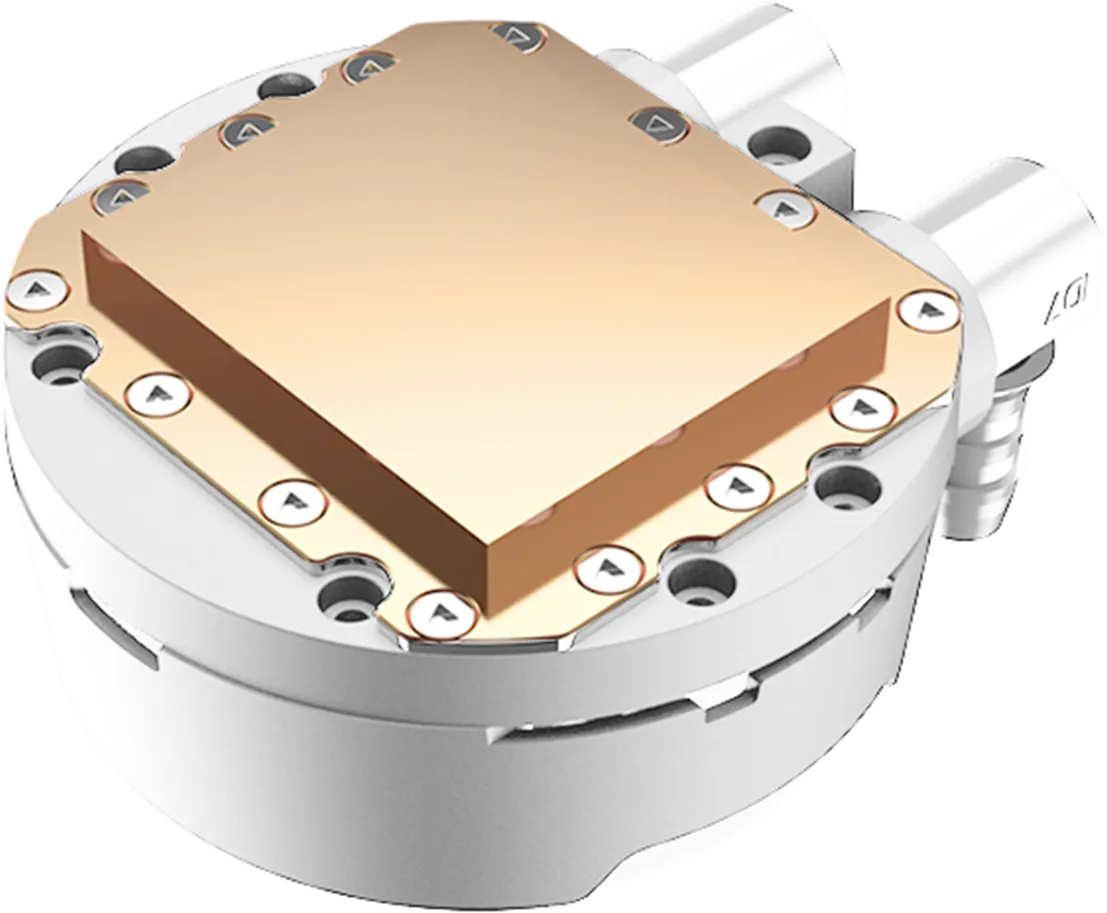 Kit Watercooling AIO Cooler Master MasterLiquid PL-Flux RGB - 360mm (Blanc)