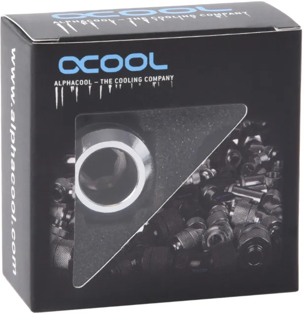 Raccord à compression pour Tube Ø13mm Alphacool Eiszapfen Pro (Argent)