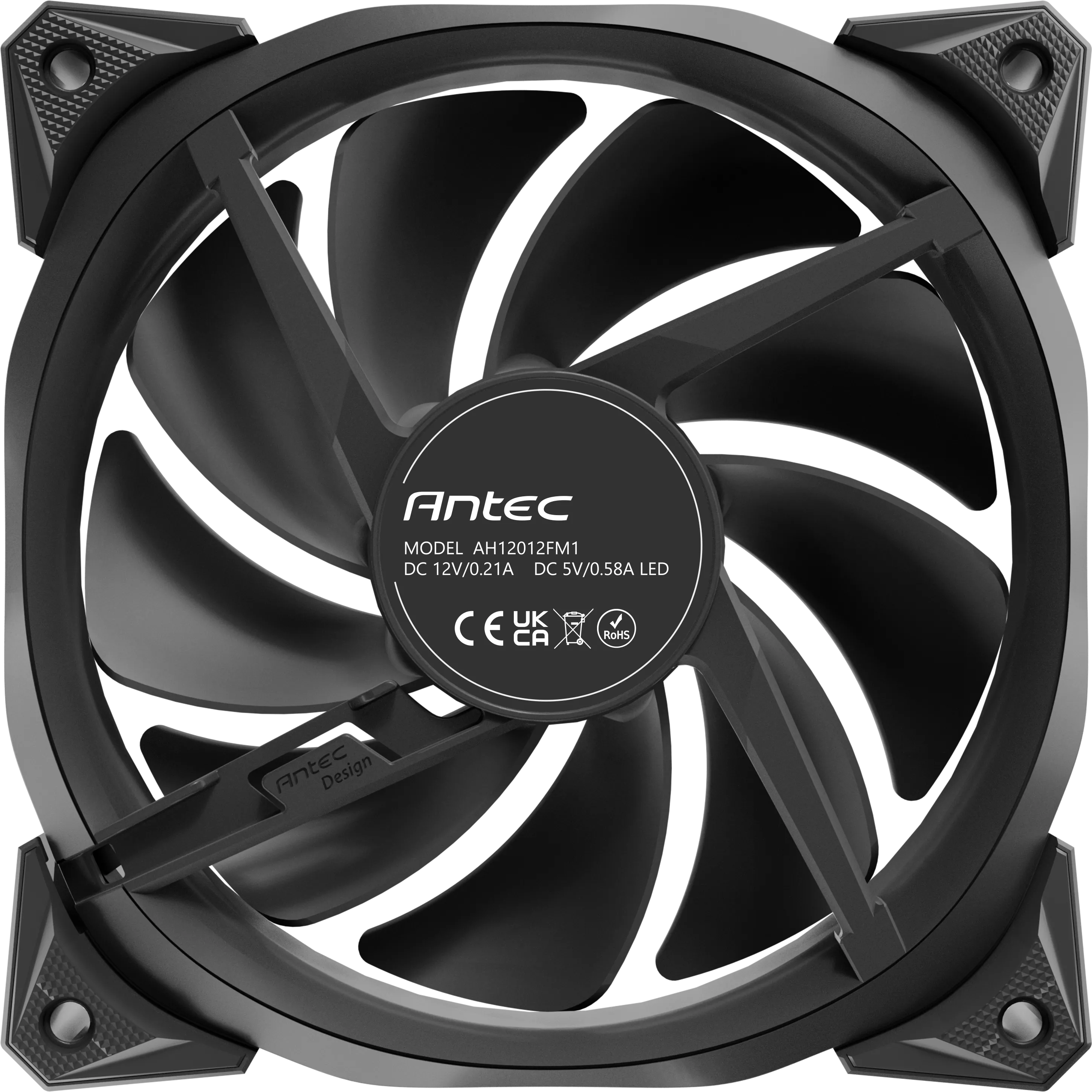 Ventilateur de boitier Antec Fusion V2 RGB - 12cm (Noir)