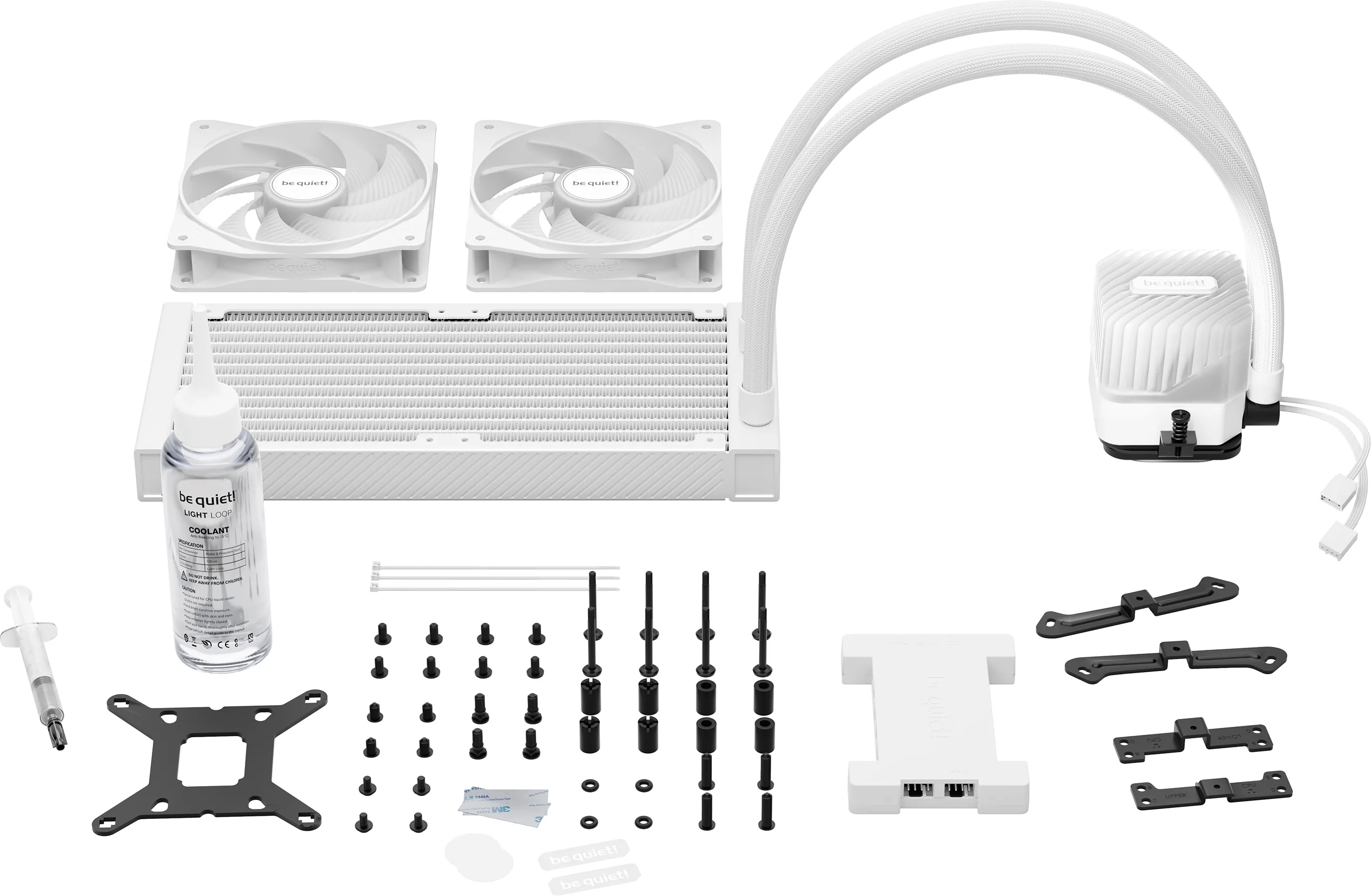 Kit Watercooling AIO be quiet! Light Loop RGB - 240mm (Blanc)