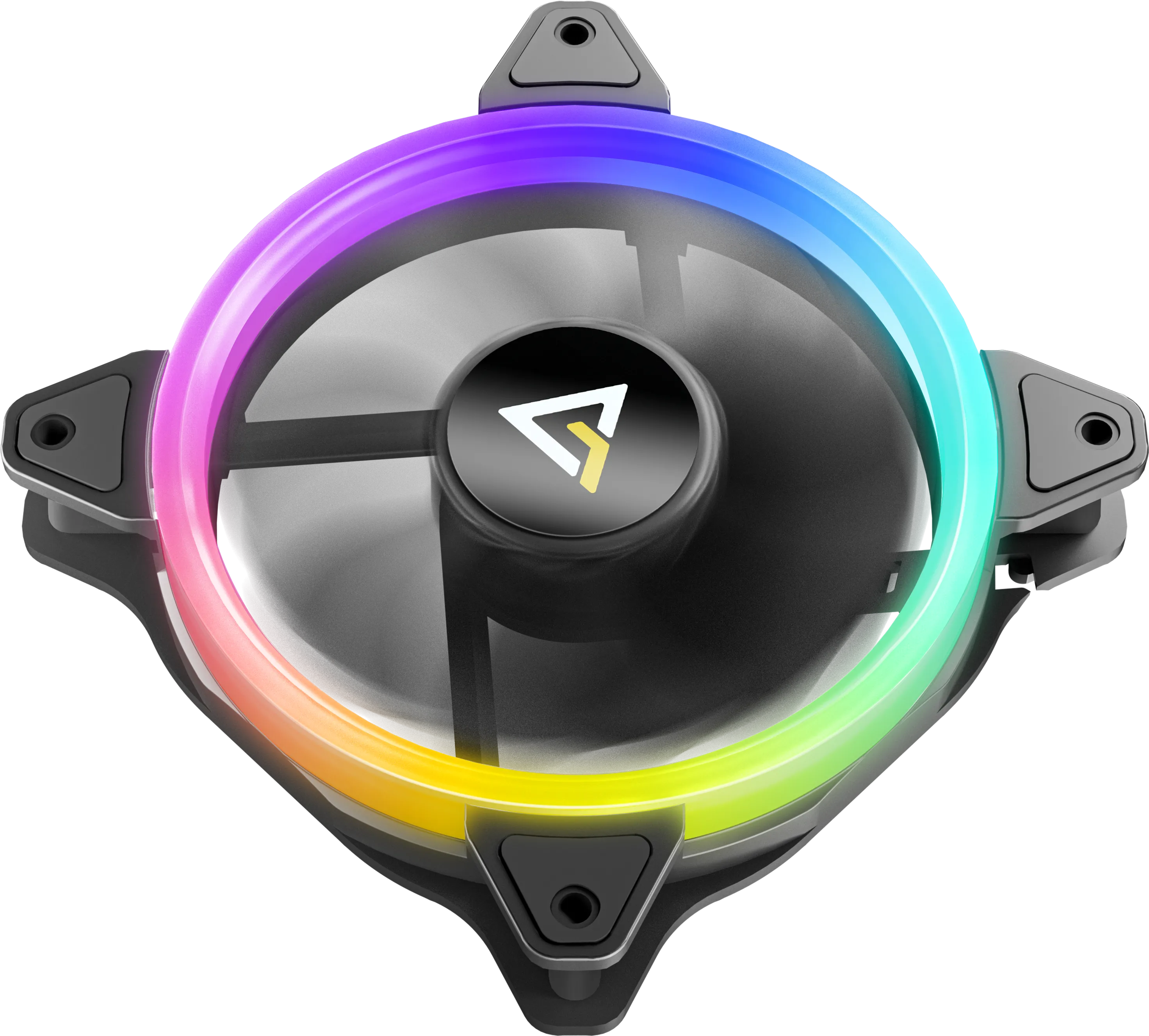 Lot de 3 Ventilateurs de boitier Antec Neon RGB - 12cm (Noir)