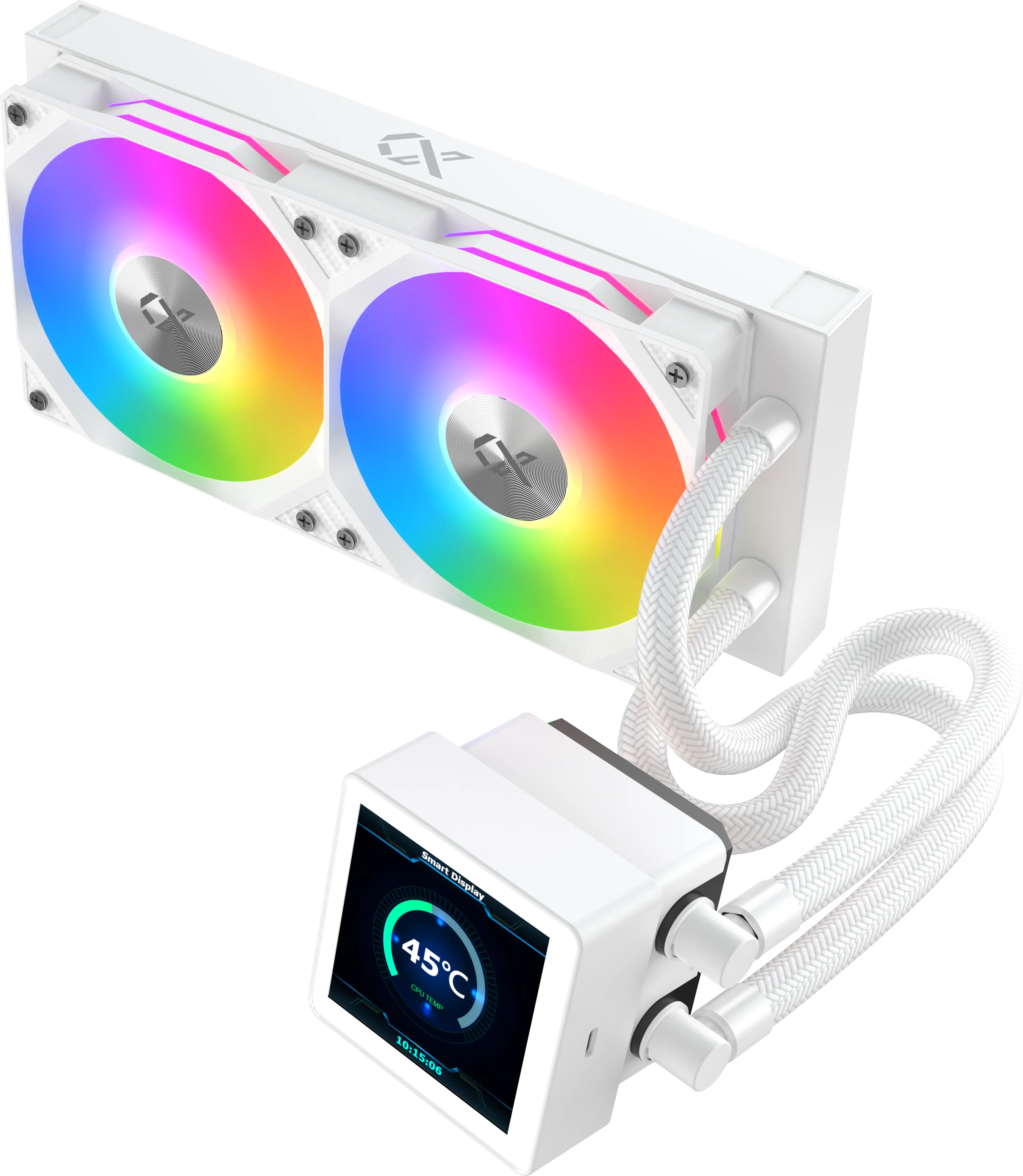 Kit Watercooling AIO Xigmatek Connect RGB - 240mm (Blanc)