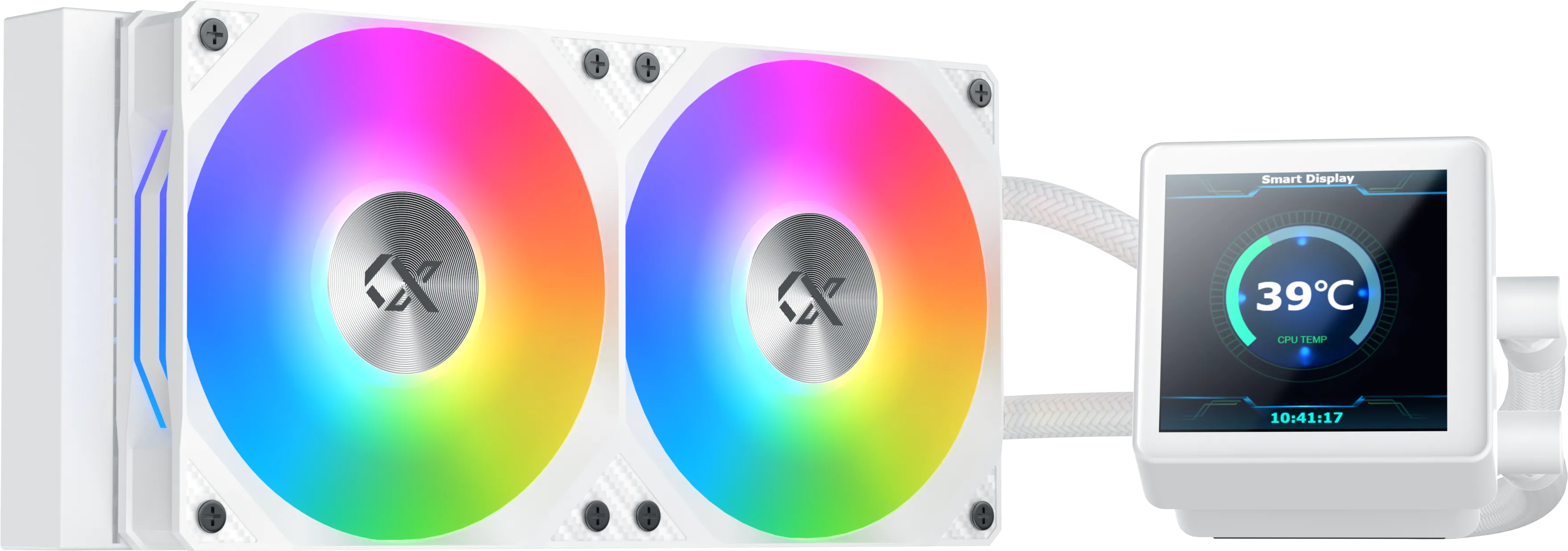 Kit Watercooling AIO Xigmatek Connect RGB - 240mm (Blanc)