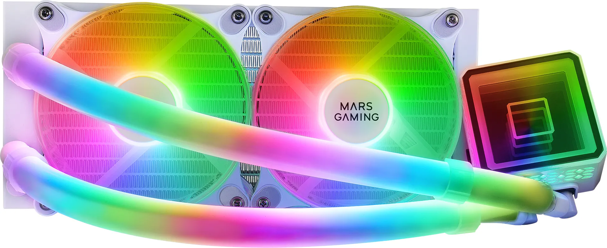 Kit Watercooling AIO Mars Gaming ML-Ultra RGB - 240mm (Blanc)