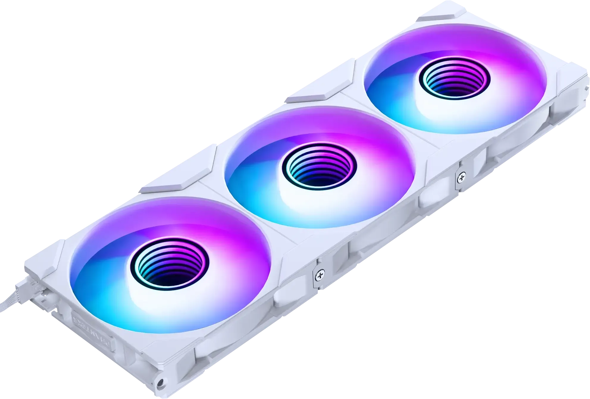 Lot de 3 Ventilateurs de boitier Phanteks M25 Gen2 RGB - 12cm (Blanc)