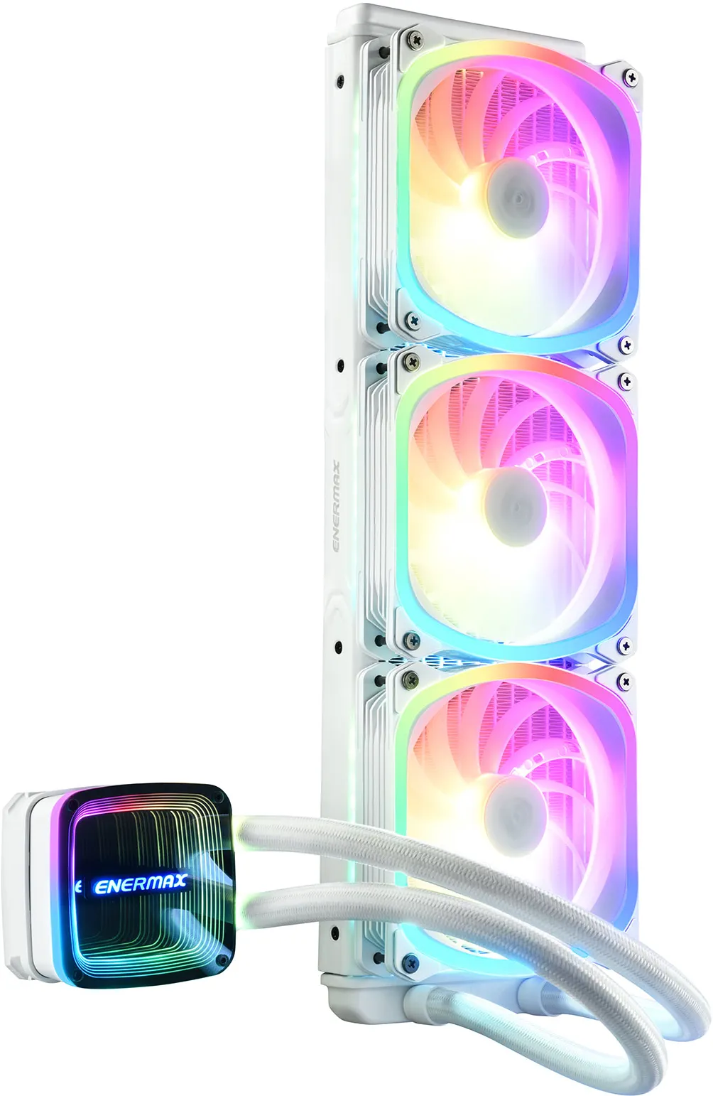 Kit Watercooling AIO Enermax AquaFusion ADV RGB - 360mm (Blanc)