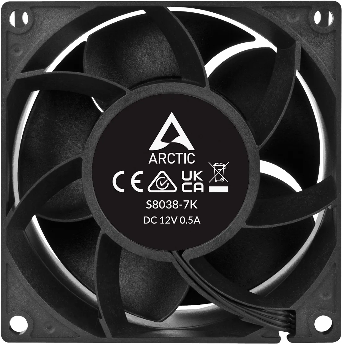 Ventilateur de serveur Arctic S8038-7K - 8cm (Noir)