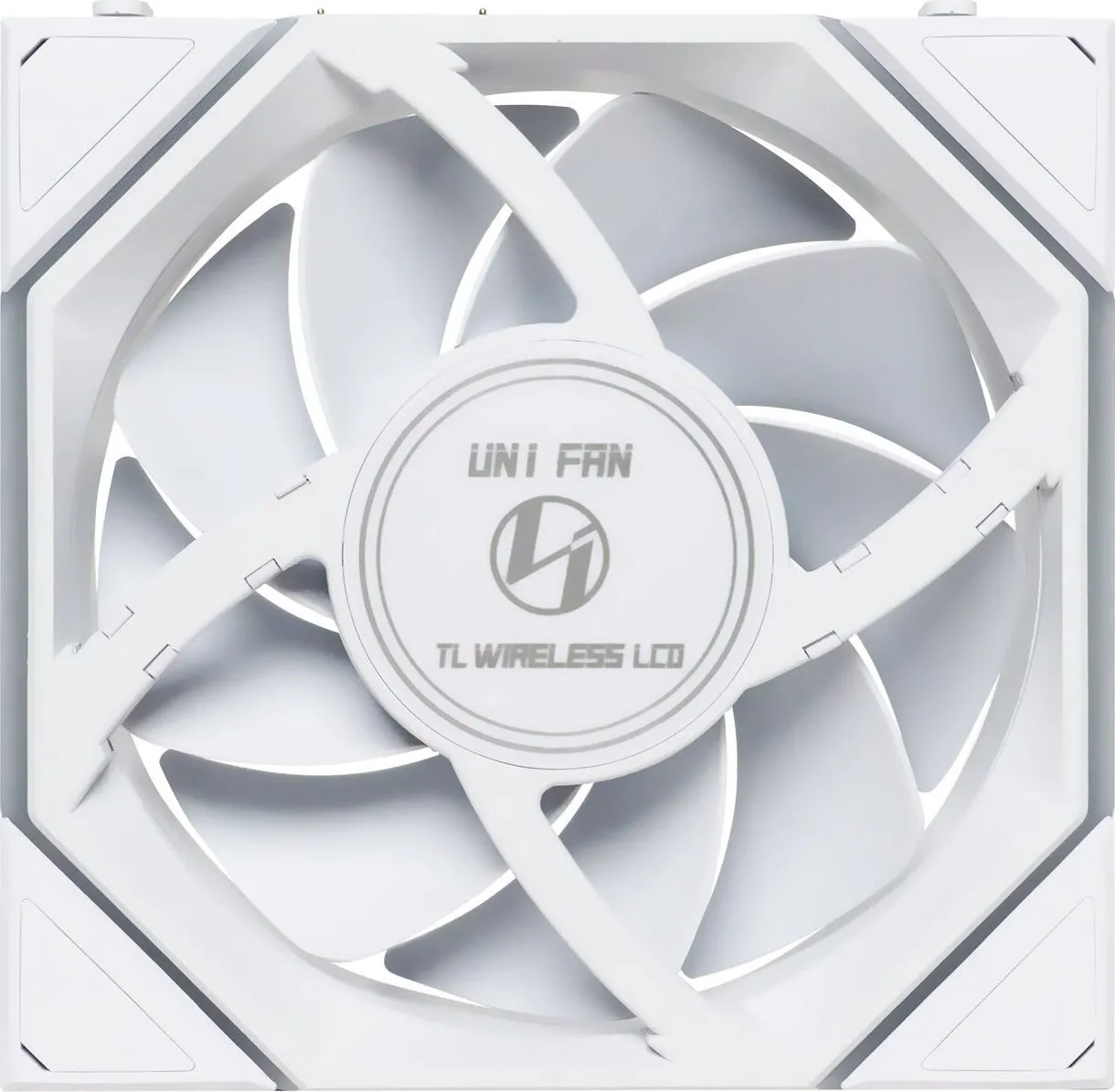 Ventilateur de boitier Lian Li Uni Fan TL Wireless LCD RGB - 12cm (Blanc)