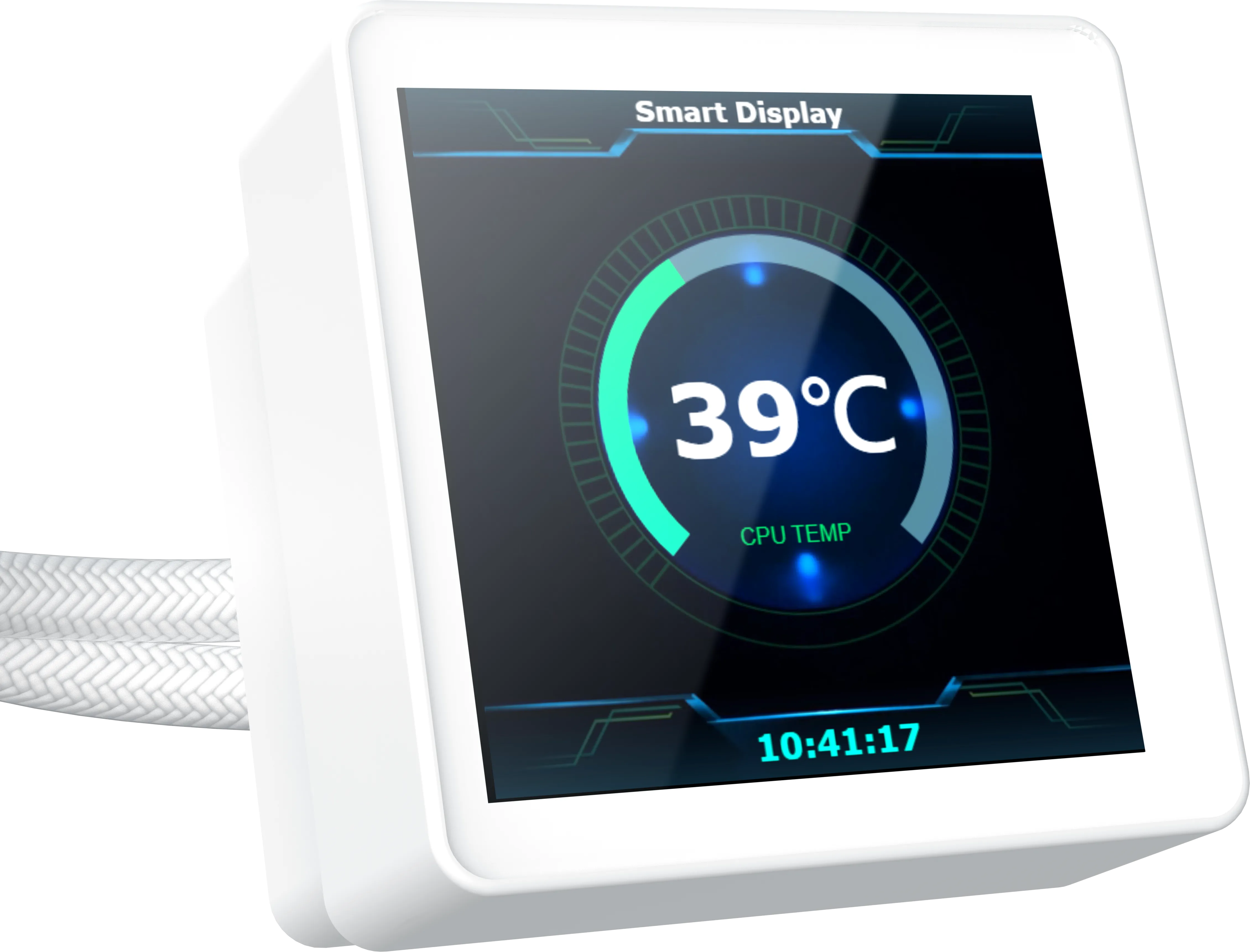 Kit Watercooling AIO Xigmatek Connect RGB - 240mm (Blanc)