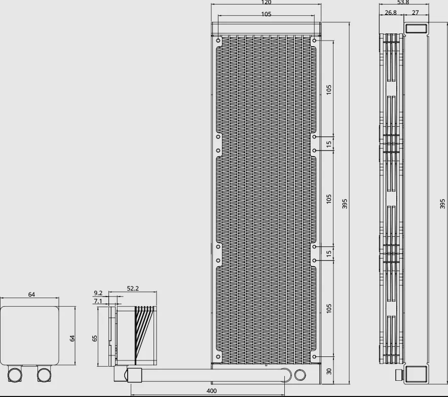 Kit Watercooling AIO Enermax LiqMax IV - 360mm (Noir)