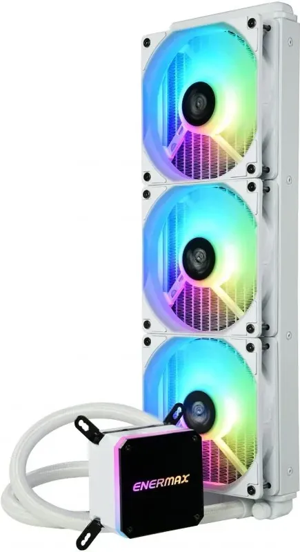 Kit Watercooling AIO Enermax LiqMax III RGB - 360mm (Blanc)