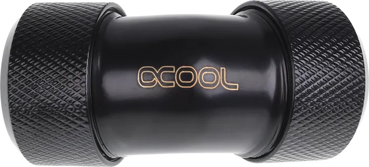 Raccord à 45° à compression pour Tube Ø16mm Alphacool Eiszapfen (Noir)