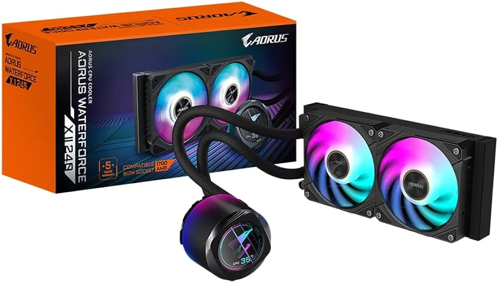 Kit Watercooling AIO Gigabyte Aorus WaterForce RGB - 240mm (Noir)