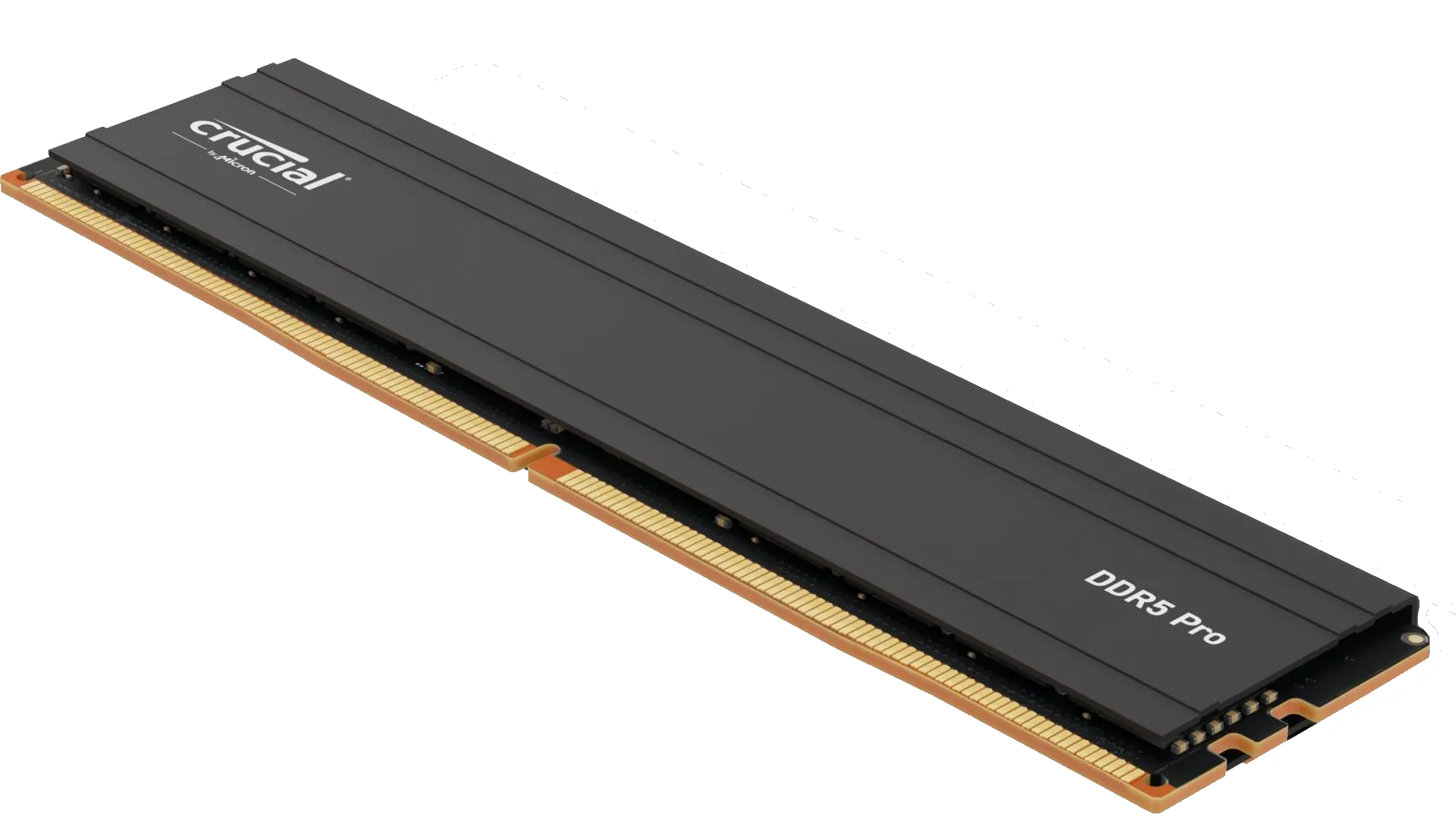 Barrette mémoire 16Go DIMM DDR5 Crucial Pro 6000MHz (Noir) Version OEM (Tray)