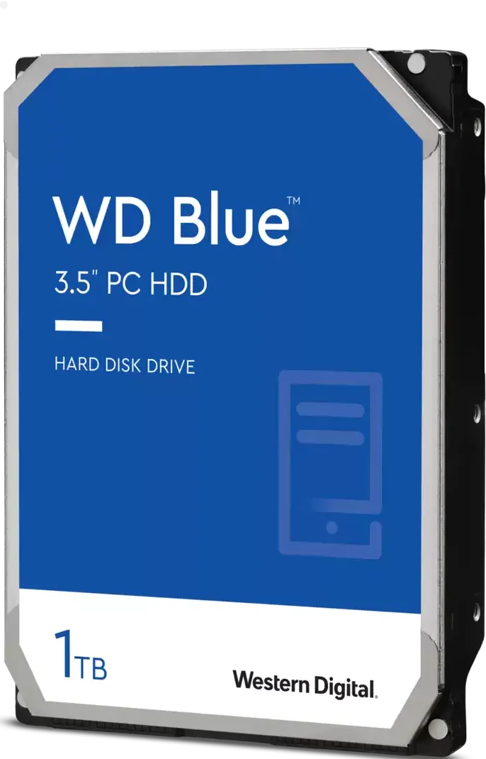 Disque Dur 3,5" Western Digital Blue 1To  - S-ATA 7200trs/mn