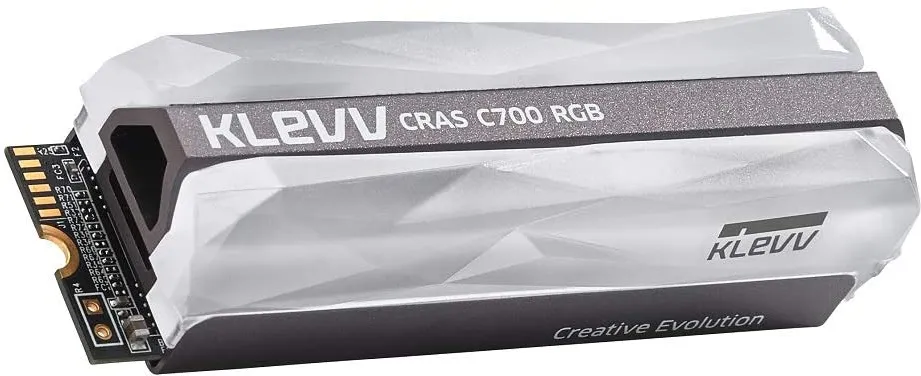 Disque SSD Klevv Cras C700 RGB 240Go - NVMe M.2 Type 2280