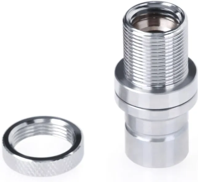 Raccord autobloquant Alphacool Eiszapfen Quick Coupling Mâle (Argent)