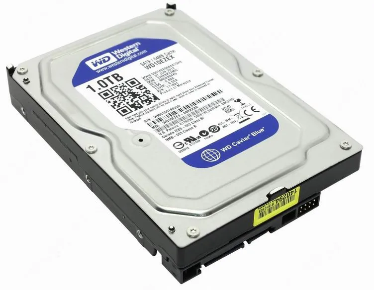 Disque Dur 3,5" Western Digital Blue 1To  - S-ATA 7200trs/mn