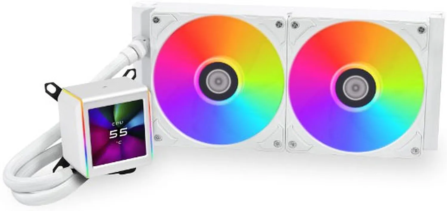 Kit Watercooling AIO Lian Li Galahad II LCD - 280mm (Blanc)