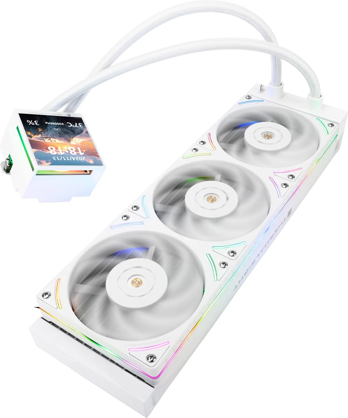 Kit Watercooling AIO Thermalright Hyper Vision UB RGB - 360mm (Blanc)