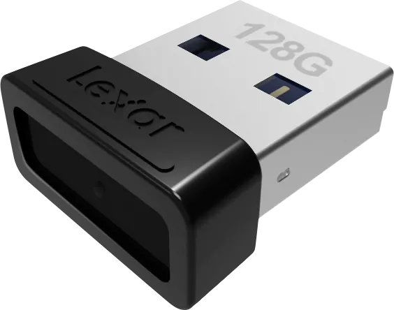 Clé USB 3.1 Lexar JumpDrive S47 - 128Go (Noir)