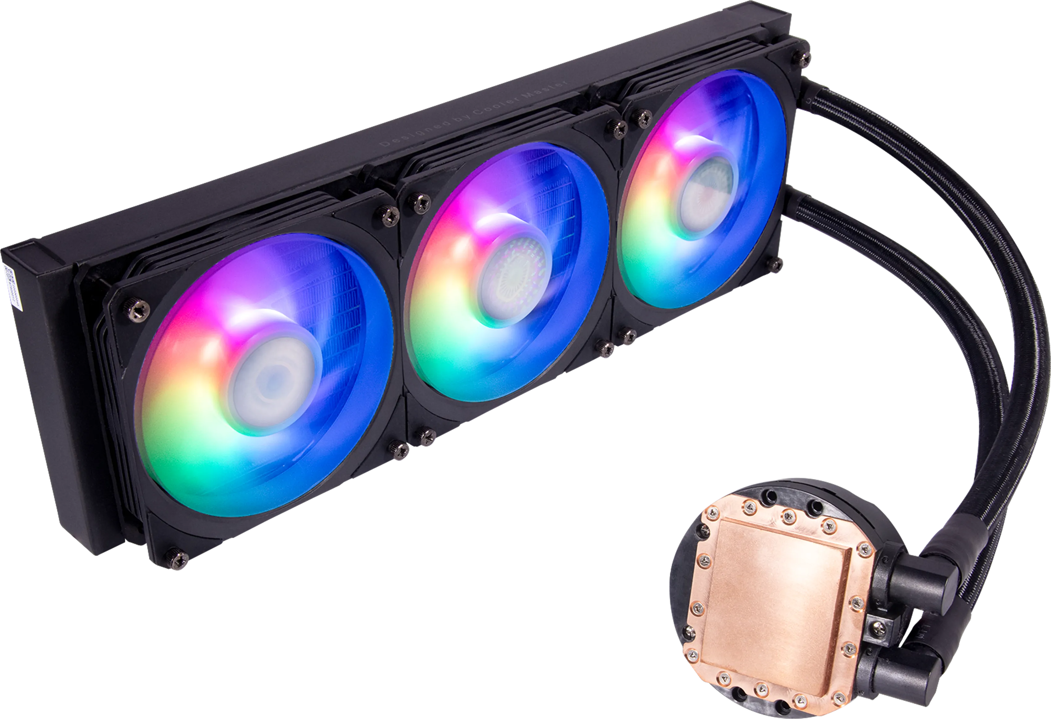 Kit Watercooling AIO Cooler Master MasterLiquid PL-Flux RGB - 360mm (Noir)