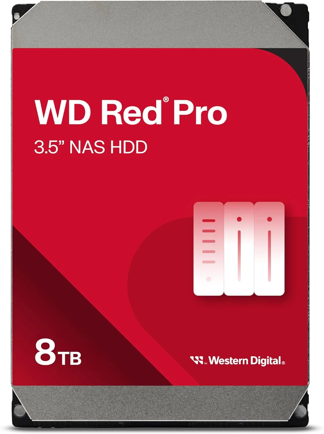 Disque Dur 3,5" Western Digital Red Pro NAS 8To 256Mo - S-ATA