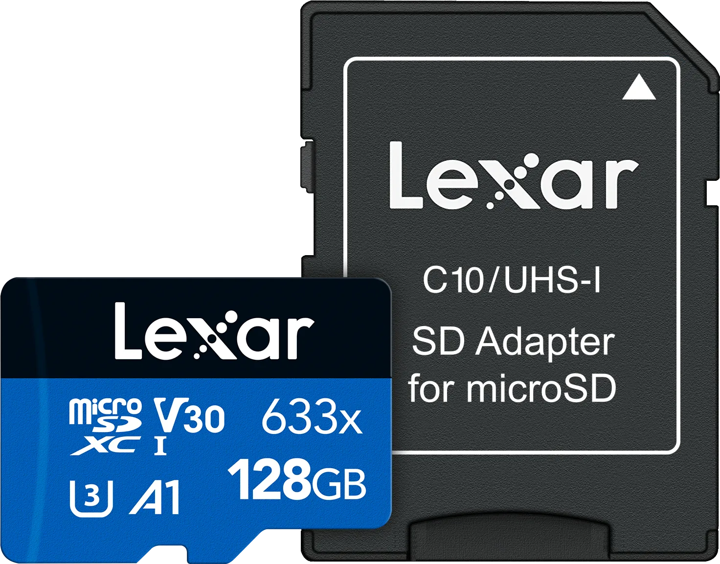 Carte mémoire Micro SD Lexar 633x - 128Go avec adaptateur