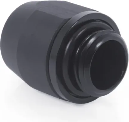 Lot de 6 Raccords à compression pour Tube Ø7,6/12,7mm - G1/4" Alphacool HF TPV Metal (Noir)