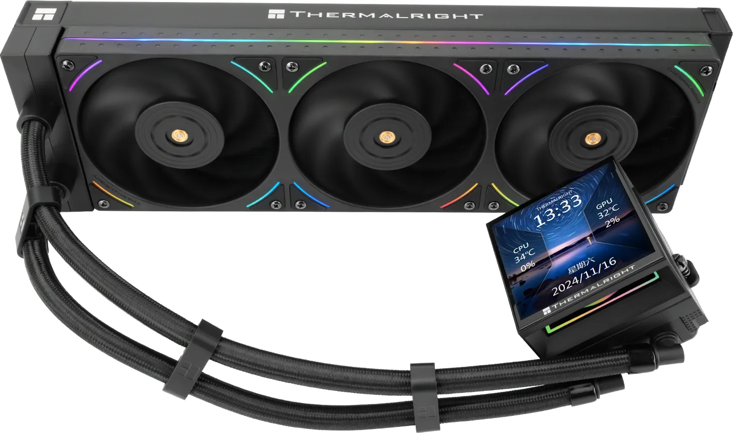Kit Watercooling AIO Thermalright Hyper Vision UB RGB - 360mm (Noir)