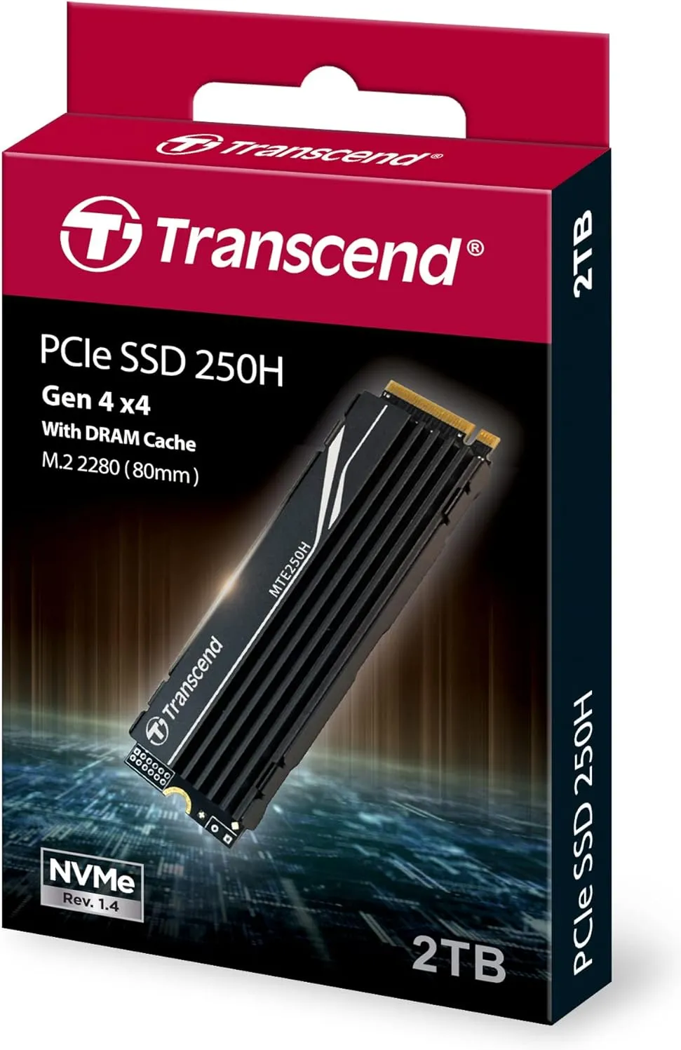 Disque SSD Transcend MTE250H 2To - M.2 NVMe Type 2280