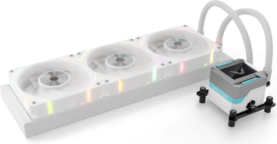 Kit Watercooling AIO Valkyrie Syn RGB - 360mm (Blanc)
