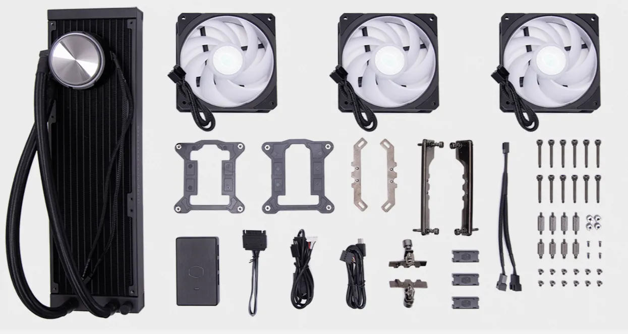 Kit Watercooling AIO Cooler Master MasterLiquid PL-Flux RGB - 360mm (Noir)