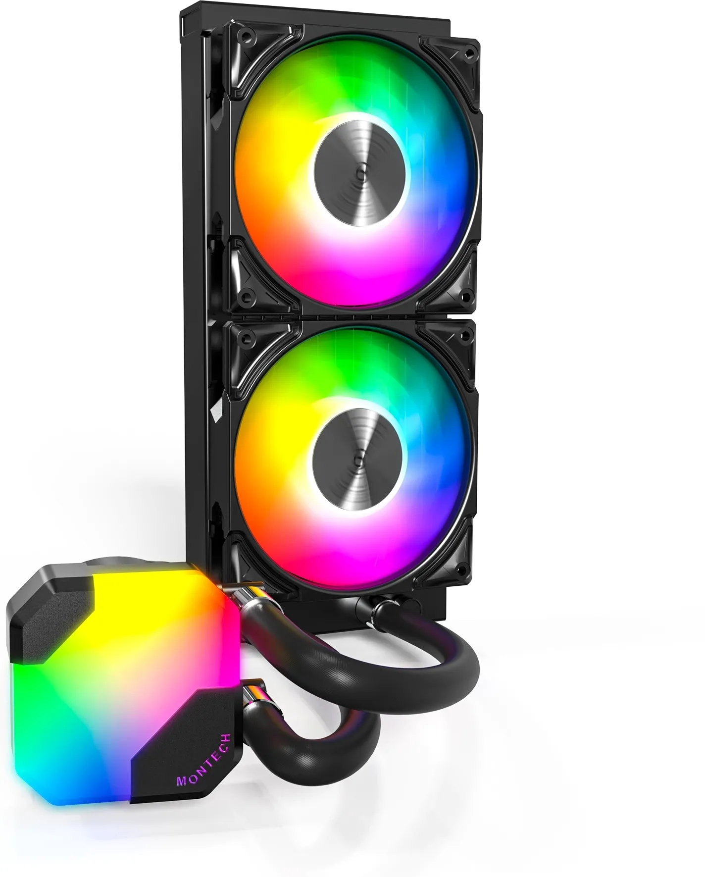Kit Watercooling AIO Montech HyperFlow RGB - 240mm (Noir)