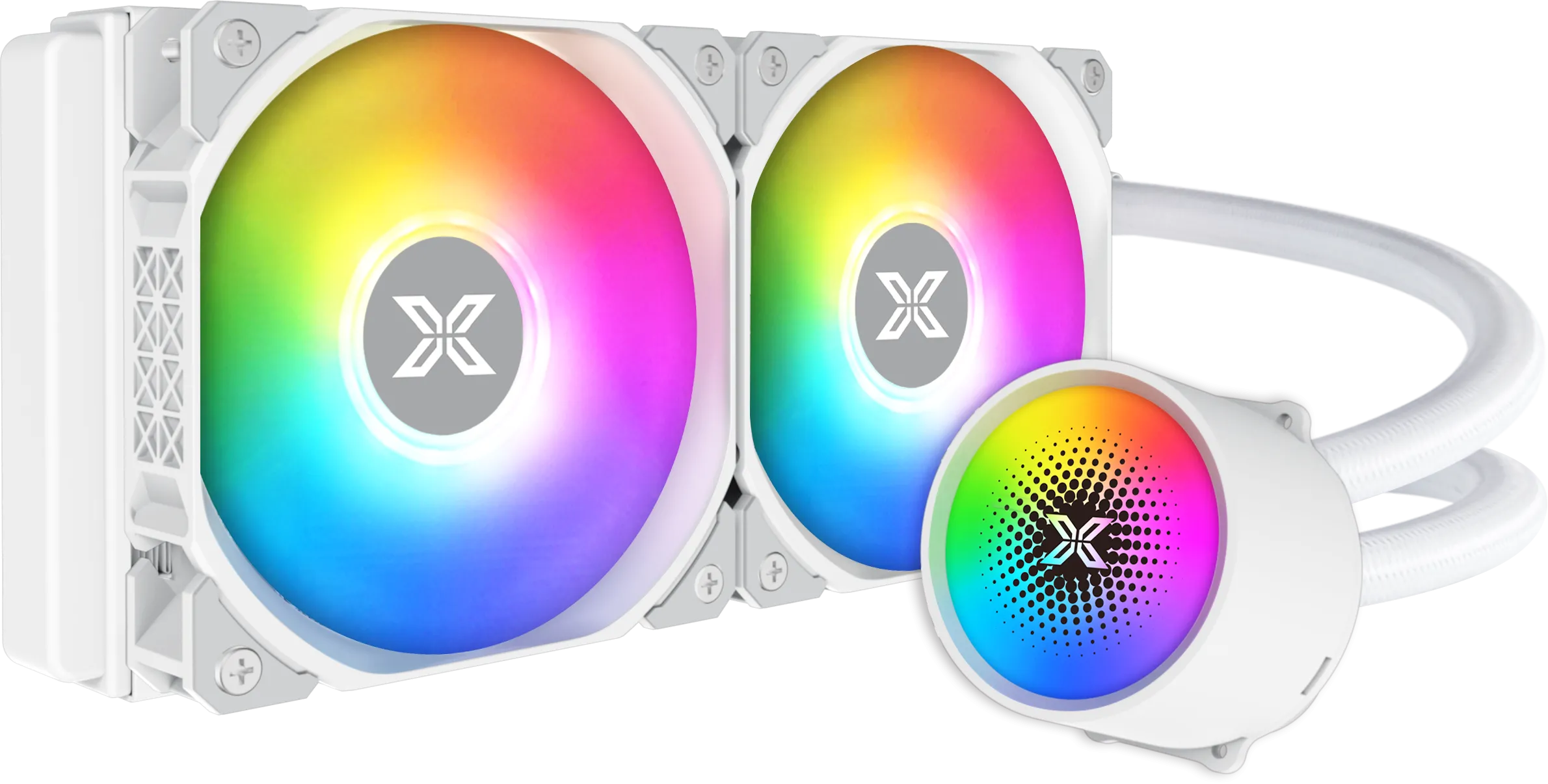 Kit Watercooling Xigmatek Liquid Killer X RGB - 240mm (Blanc)