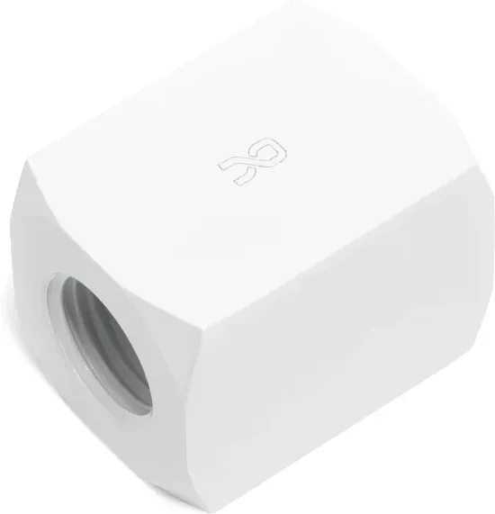 Raccord coudé pour G1/4 Alphacool Alphacool HF connection (Blanc)