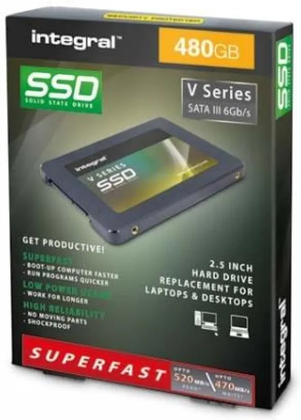 Disque SSD Integral V-Series V2 480Go - S-ATA 2,5"