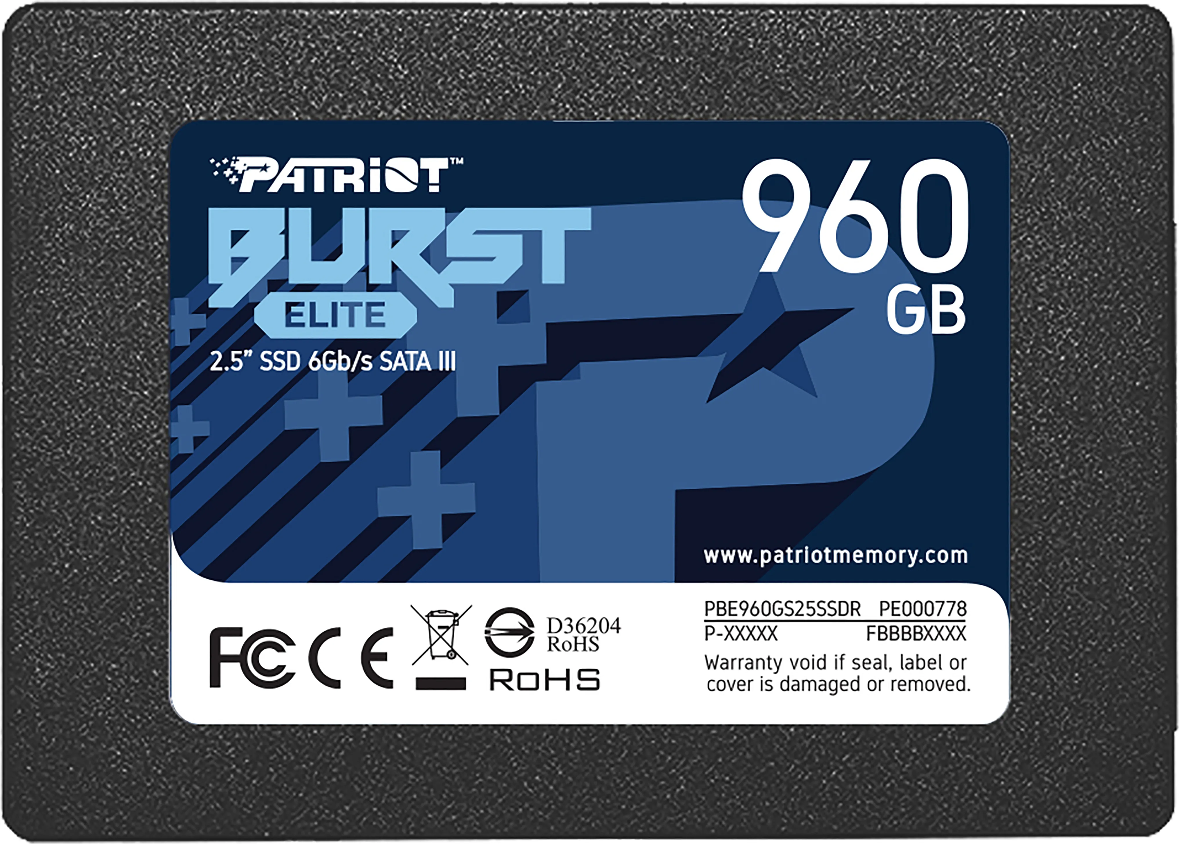 Disque SSD Patriot Burst Elite 1To  - S-ATA 2,5"